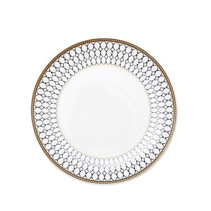 Lett luksus middagstallerken glass ladning serveringsfat dekorativ salat frukt servise til bryllupsavskjed restaurant: 8 tommers sirkelplate