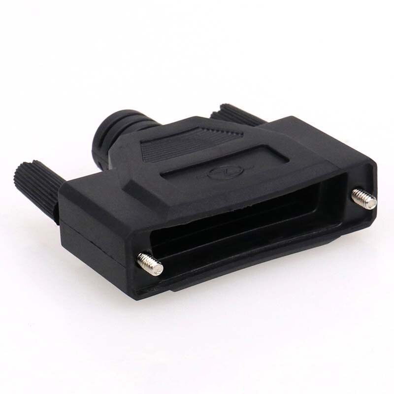 Zuiver koper plated DB25 mannelijke vrouwelijke 25-pin connector gelijmd behuizing print lijn connector: WHITE