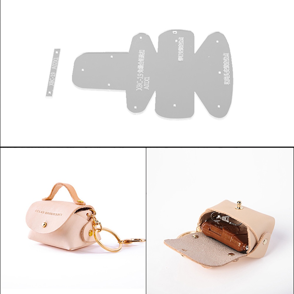 Lychee Life Sewing Pattern Acrylic Leather Template DIY Handmade Leathercrafts Supplies: 4