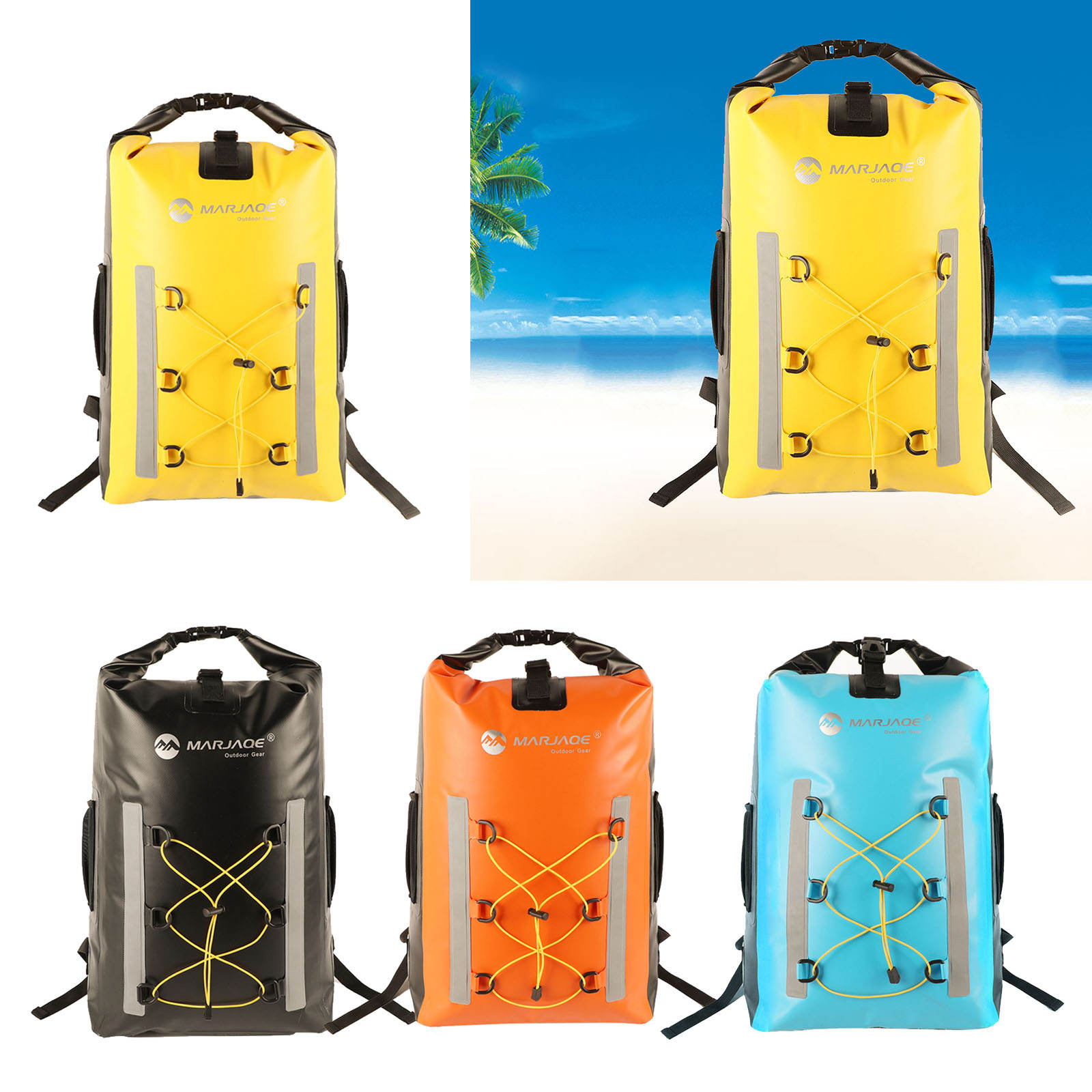 Travel Waterproof Dry Bag Portable Camping Bag Roll Top Sack Keeps Gear Dry