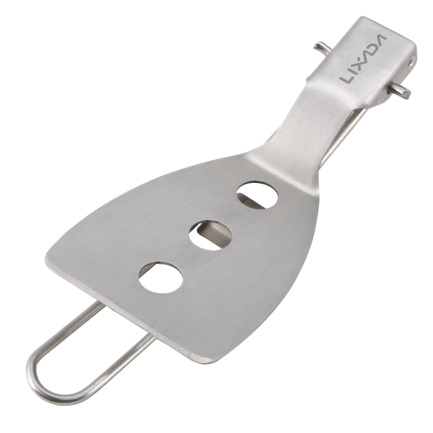 Lixada Spachtel Edelstahl Klapp Spachtel Lebensmittel Dreher Camping Falten Kochen Schaufel draussen Camping Kochen Zubehör