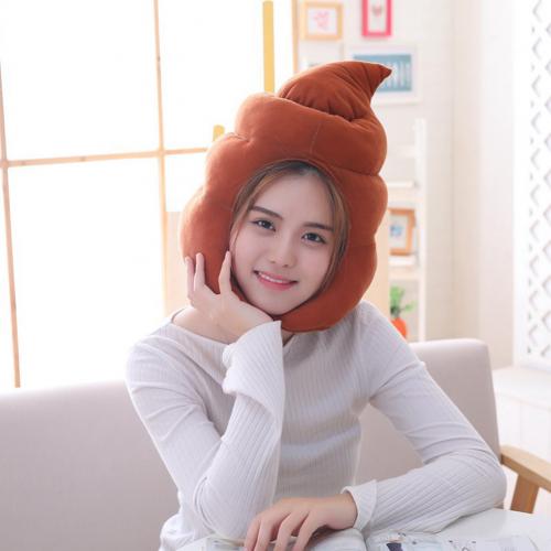 Mignon caca sel poisson forme doux oreillette chapeau bonnet chapeau fête Photo accessoires: Poop
