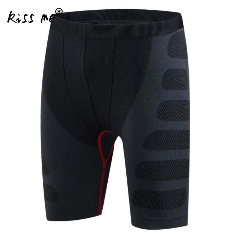 Men's Sports Pants - Quick Dry, Breathable, Solid Pattern - Spandex & Nylon: Black and Red / M