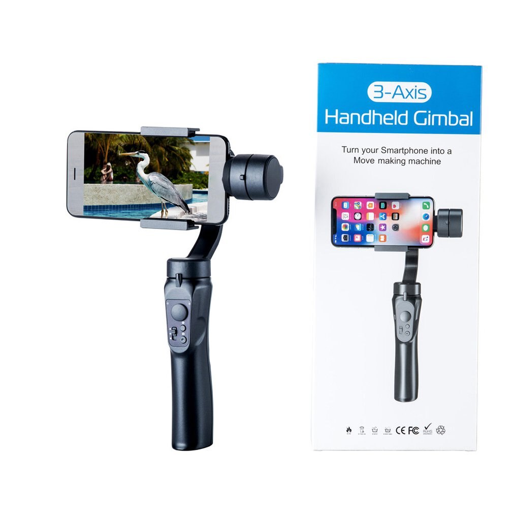 3-axis Handheld Selfie Stick Handheld Gimbal Mobile Phone Stabilizer Anti-shake Selfie Stick Outdoor Camera Gimbal: Default Title