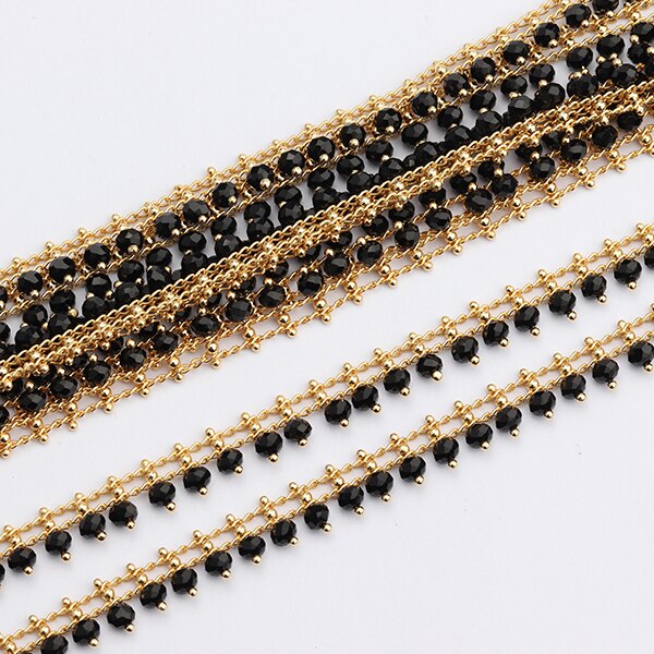 Gufeather  c70, smykketilbehør, gjør-det-selv-kjede ,18k gullbelagte ,0.3 mikron, perler, smykkelaging, gjør-det-selv-kjede kjede ,1m/ lot: C7007