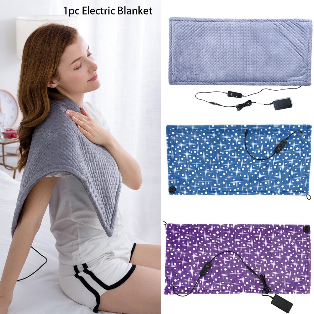 Madrass tidtaker kontroll med 6 innstillinger nakke skulder mage omsorgsterapi varmepute vaskbart elektrisk teppe varm flanell