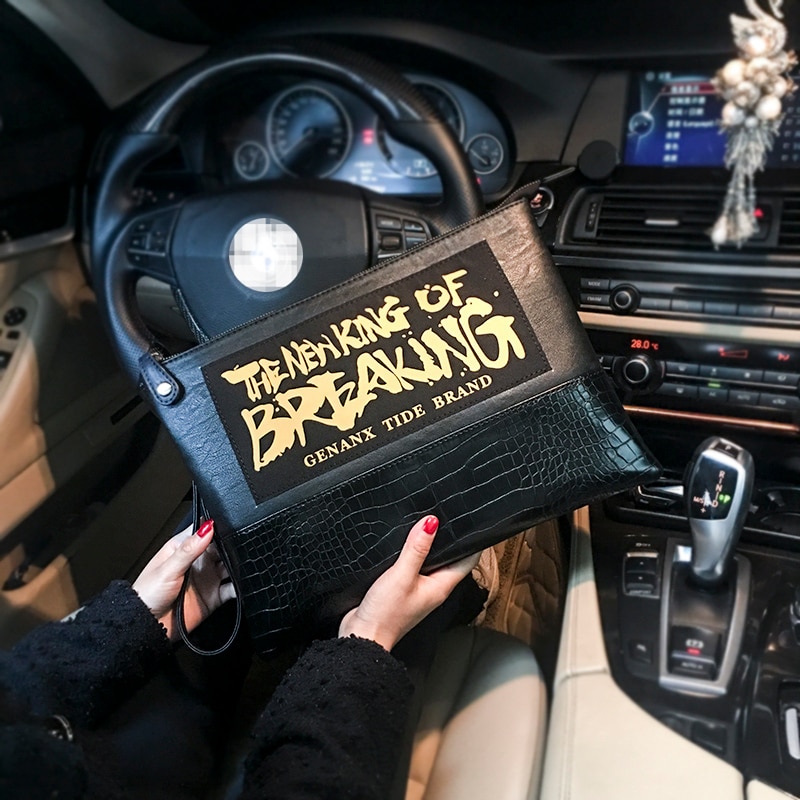 Tidog Einfache kortikale hipster mit IPAD kupplung tasche