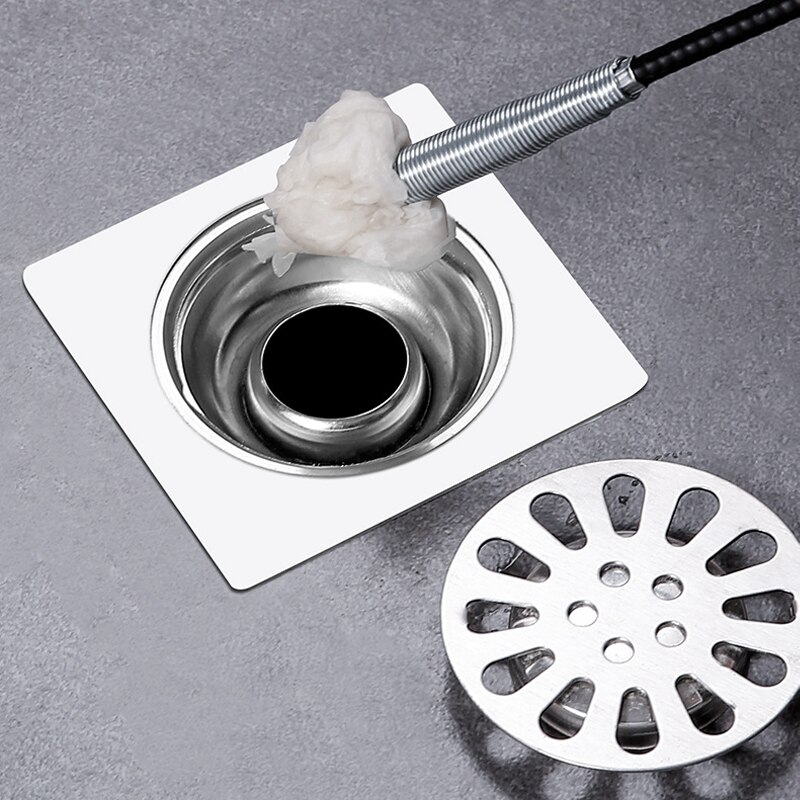 1.6M/2M/3M Drain Snake Spring Pipe Dredging Tool Flexible Spring Drain Snake For Kitchen Sink Bathroom Tub Toilet Home Tools