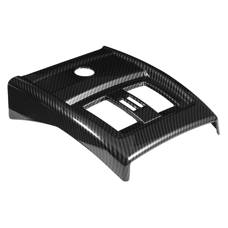 Couverture de ventilation de climatisation de siège arrière en Fiber de carbone, garniture pour BMW série 3 4 F30 F34 –
