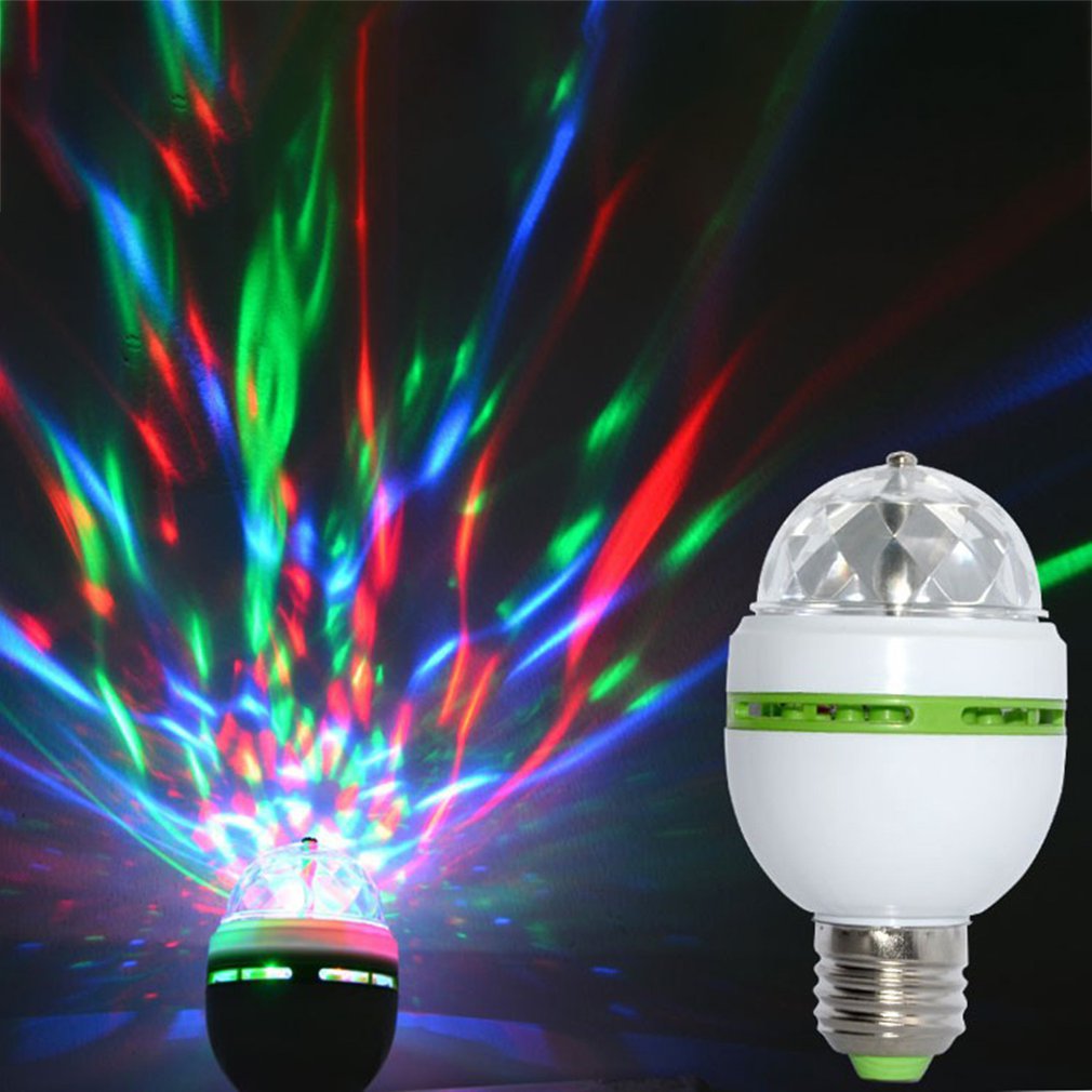 Led Kristall Magic Ball Fuß 3 Watt Konstante Strom Rgb Rotierenden Licht