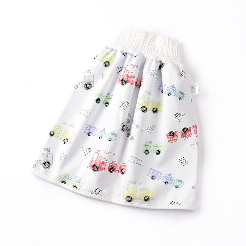 TPU Baby Diaper Skirt Infant Waterproof Toilet Training Pants Anti-Urine Bed Wetting Night Urine Artifact Children Cotton Diaper: A9 / S