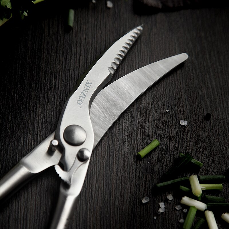 Xinzuo Keuken Schaar 4Cr14N Rvs Shears Tool Kip Gevogelte Vis Vlees Groenten Schaar