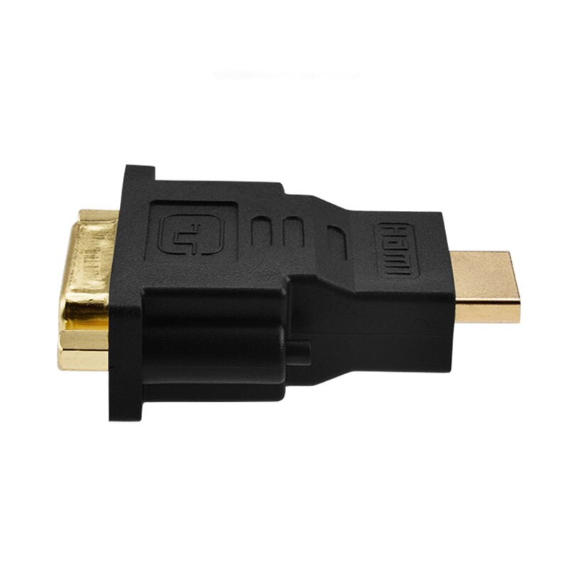 Mini Dual Link DVI i 24+5 Male to a HDMI Male Adapter Cable DVI-i Connector Splitter Converter Jack Wire Cord for HDTV PC