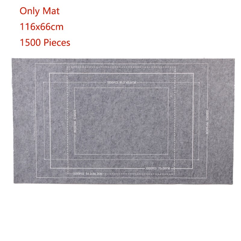 Puzzel Accessoires Speelgoed Draagbare Reizen Opbergtas Puzzel Opslag Roll Up Mat Jigsaw Roll Voelde Mat Speelkleed Voor Up 1500 Stuks: Gray