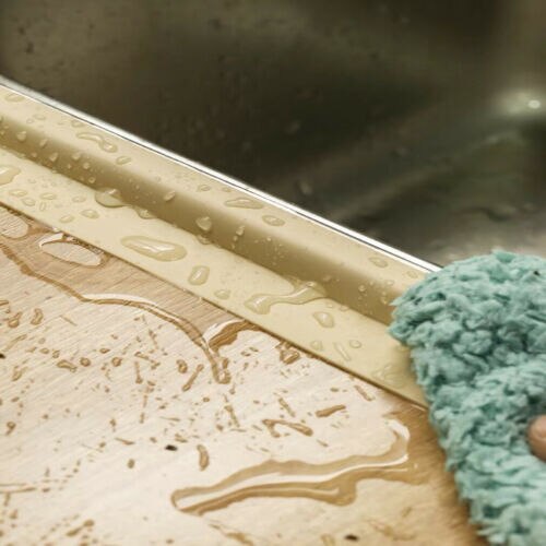 Tira de sellado de pared impermeable, cinta de calafateo autoadhesiva para cocina, nueva cinta de moho impermeable para baño, fácil de limpiar