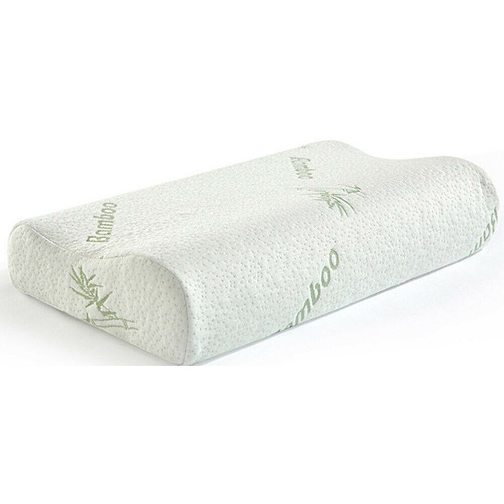 Oreiller en bambou à mémoire de forme | , orthopédique, en mousse, oreillers, voyage, Almohada, cervicales, Kussens, Poduszkap: green