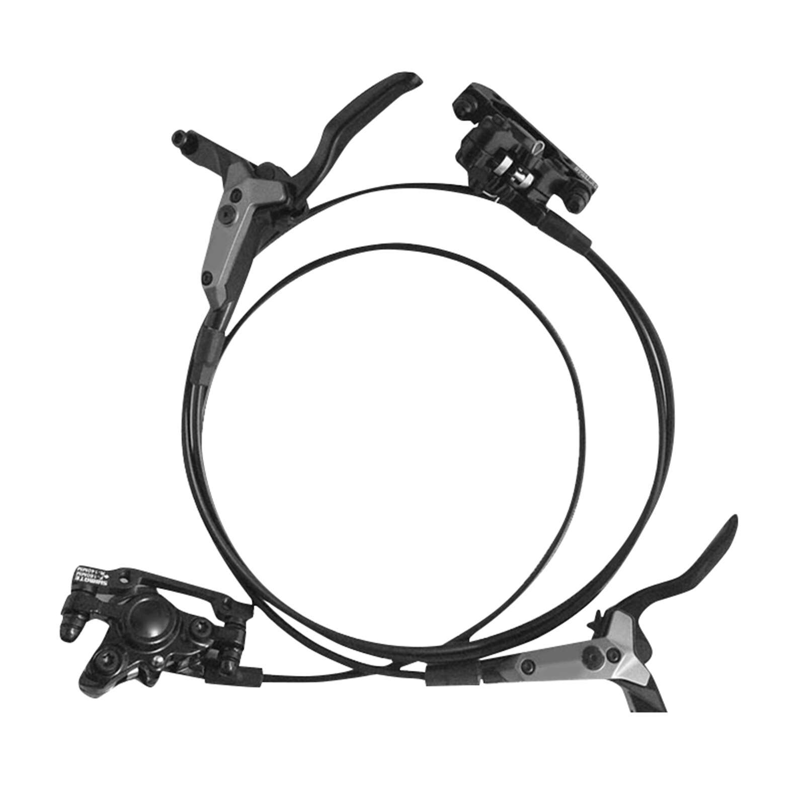 Oil Disc Brake Mountain Bike Bicycle Front Rear Hydraulic Brake Super Light Oil Disc Mountain Bike ZJ55: Default Title