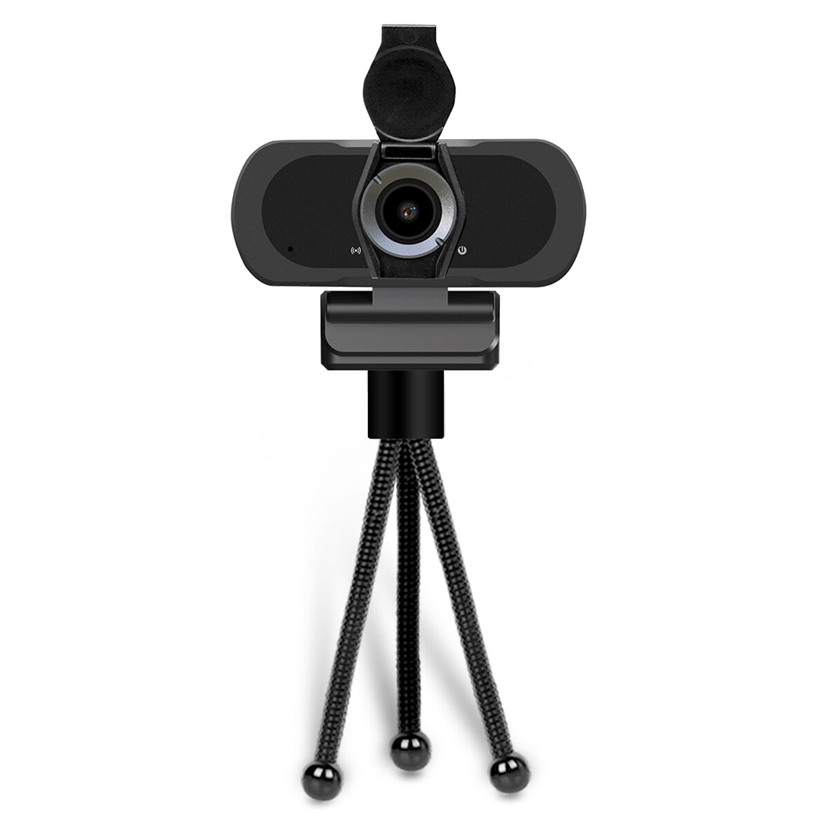 VizoLink – Webcam N23, résolution 1920x1080 px, 200W Pixels, caméra Full Hd grand Angle 110 °, avec Microphone et trépied, pour vidéoconférence: Default Title