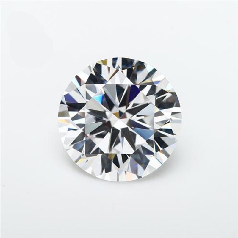 2ct 8Mm D Kleur Ronde Briljant Geslepen Losse Moissanite Edelsteen, VVS1 Grade Edelsteen Met Gra Certificaat