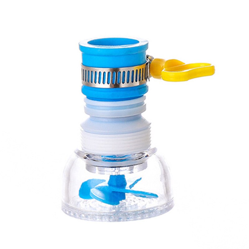 Kjøkkenkran munnstykke forlenger vask vannkran munnstykke filter boblekran lufteapparat tilbehør hjemme bad toalett tilbehør: 1pc blå stil -1