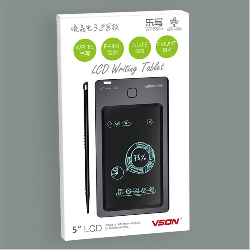 Mini 5" LCD Electronic Writing Tablet Digital Drawing Handwriting Pad Graphic Notepad Panel for Kids Education/Schedule Record