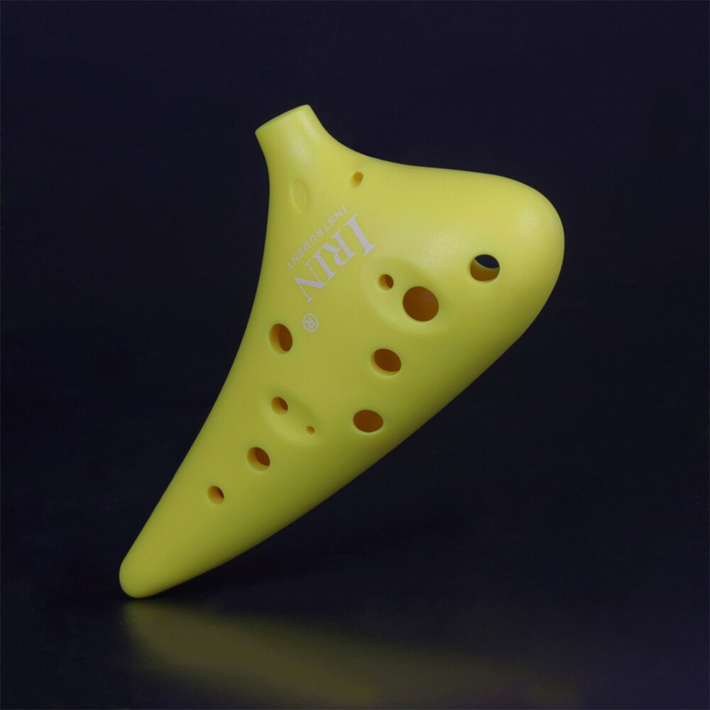 12 Gaten C Ocarina Muziekinstrument Met Opbergtas Abs Materiaal Ocarina Klassieke Ocarina Alto C Abs Ocarina Voor Beginner (Groen