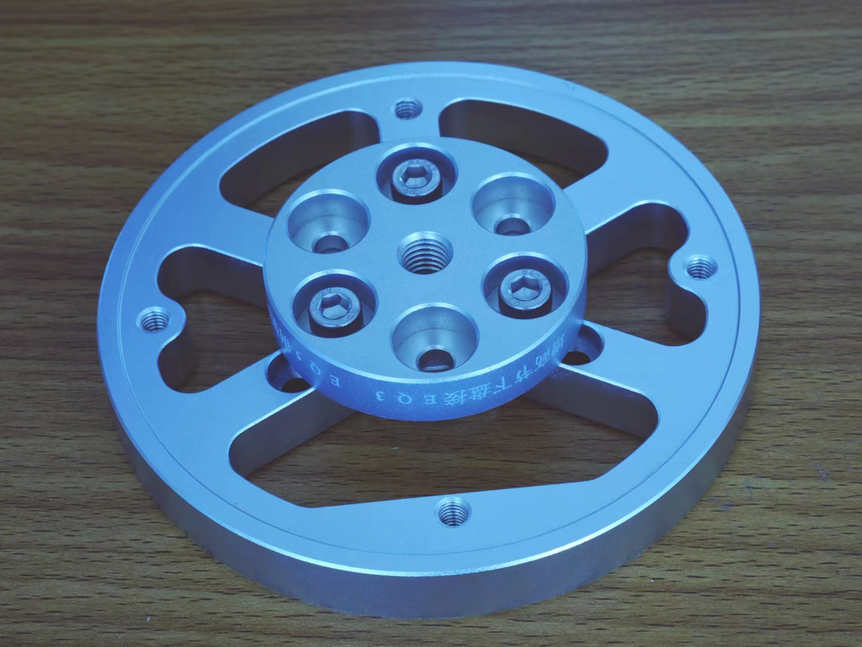 Juwei-17 Equatoriale Mount Adapter Basis Eq3 Eq5 Eq6 3/8 "Statief Aansluiten Accessoires Cem40 Adapter Plaat Roestvrij Staal