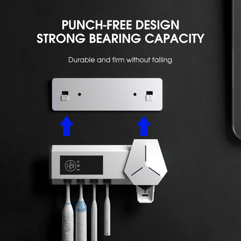 ONEUP UV Toothbrush Holder Smart Toothbrush Sterilizer Automatic Toothpaste Squeezer Dispenser Home Bathroom Accessories Sets