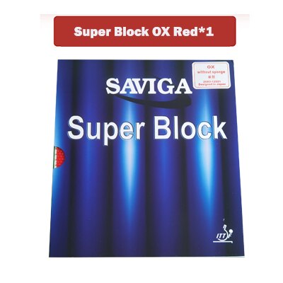 Dawei Saviga Super Blok Ox Tafeltennis Rubber Lange Pips Ping Pong Rubber Zonder Spons Super Verdediging: OX RED