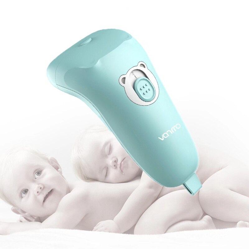 Baby Electric Nail Clipper Nail Trimmer Nail Cutter Health Care Electric Manicure Tool All Age Pink Blue Ship Free: Blue