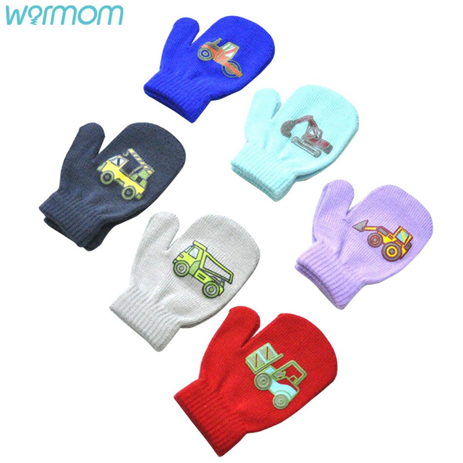 Warmom Baby Handschoenen Winter Jongens Meisjes Gebreide Handschoenen Warm Touw Volledige Vinger Wanten Handschoenen Voor Kids Kinderen Peuter Vinger Wamrer