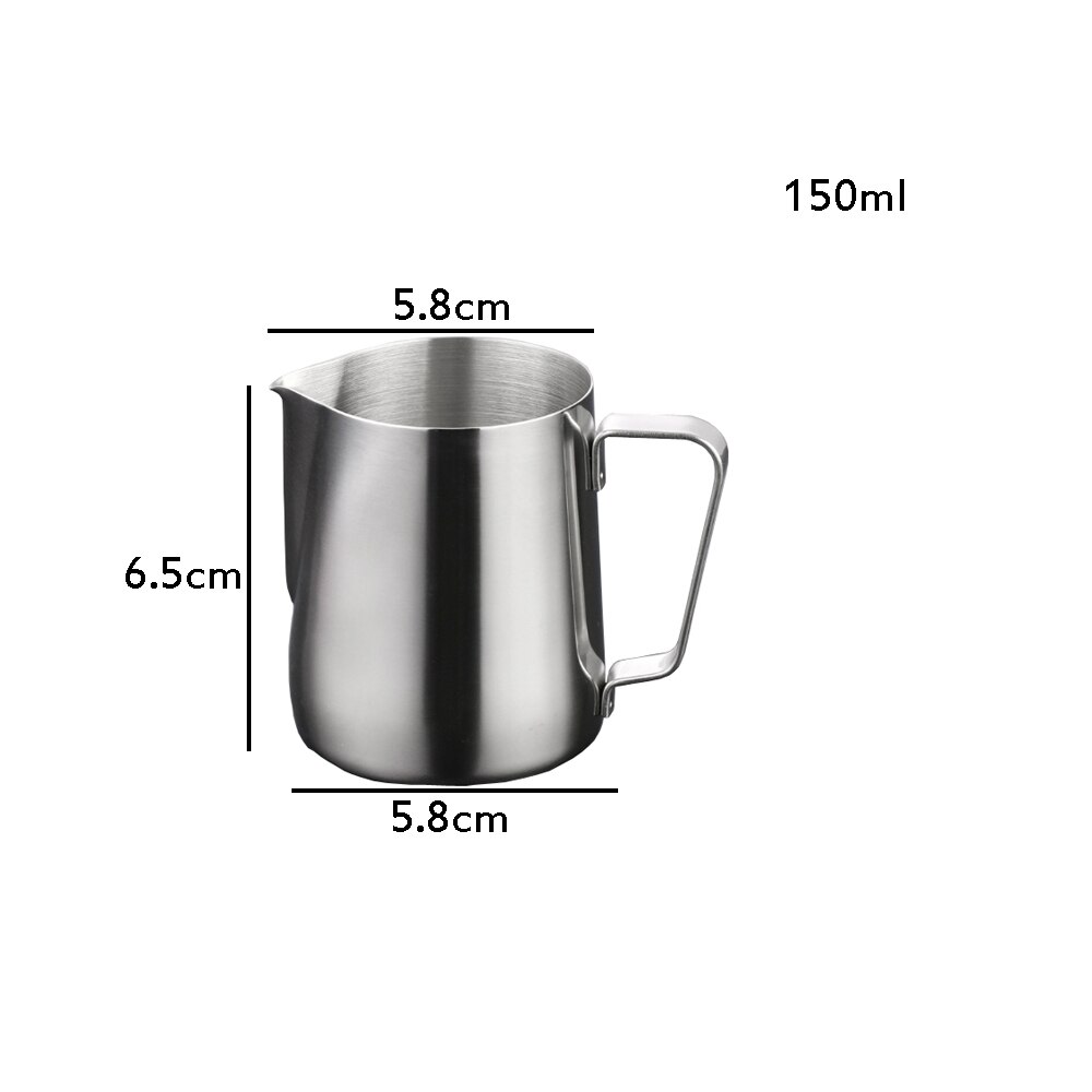 espresso kaffe porfilter filter 51/53/58mm 304 rustfritt stål 3 vinklede skråninger og flat utgangspunkt dobbelthode kaffetamper: 150ml kaffekopper