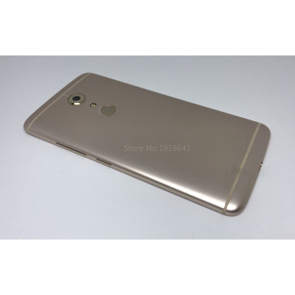 pour ZTE Axon 7 A2017 5.5 ''boîtier de châssis en métal pour téléphone portable avec bouton d'empreinte digitale, pièces de rechange pour boîtier de batterie