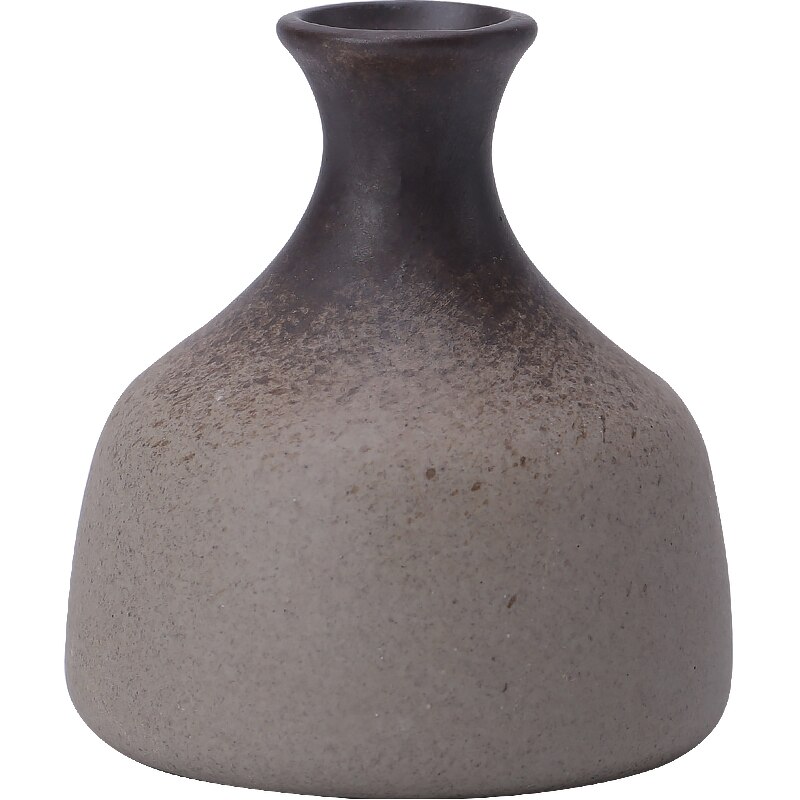 Kleine stenen vaas chinese zen bloemhouder vintage gedroogde bloemen bloem keramische decoratie huis tuin eenvoudige vazen