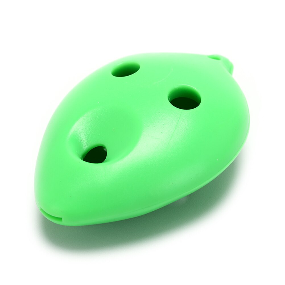 6 Holes Plastic Treble C Ocarina For Beginner 6 Hole Ocarina Black Blue Green Red Orange