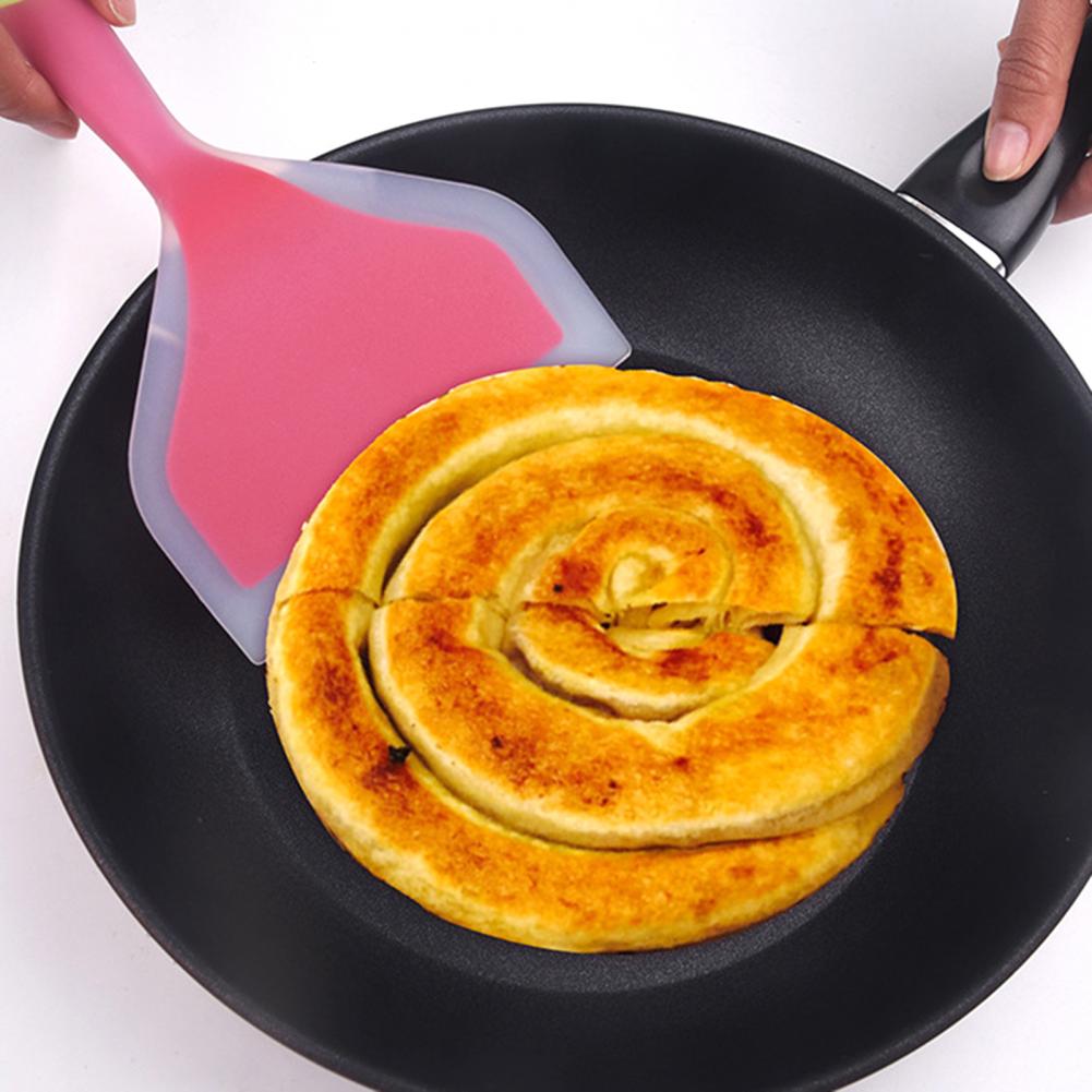 Silicone Spatula Lightweight Kitchen Accessory Silicone Beef Meat Egg Kitchen Wide Scraper Pizza Shovel Baking Spatula Tool