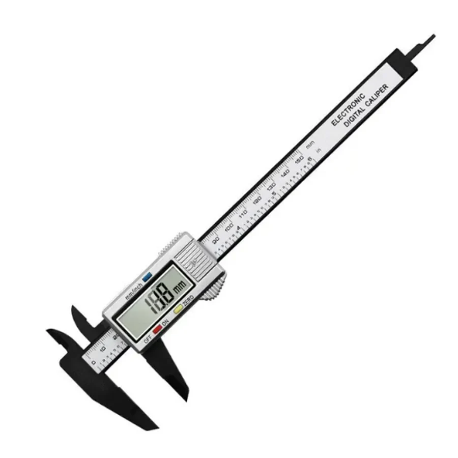 Plastic Caliper Pachometer Digital Caliper Electronic Ruler Vernier Digital Caliber Measuring Tool Digital Calibrator Micrometer: Brown