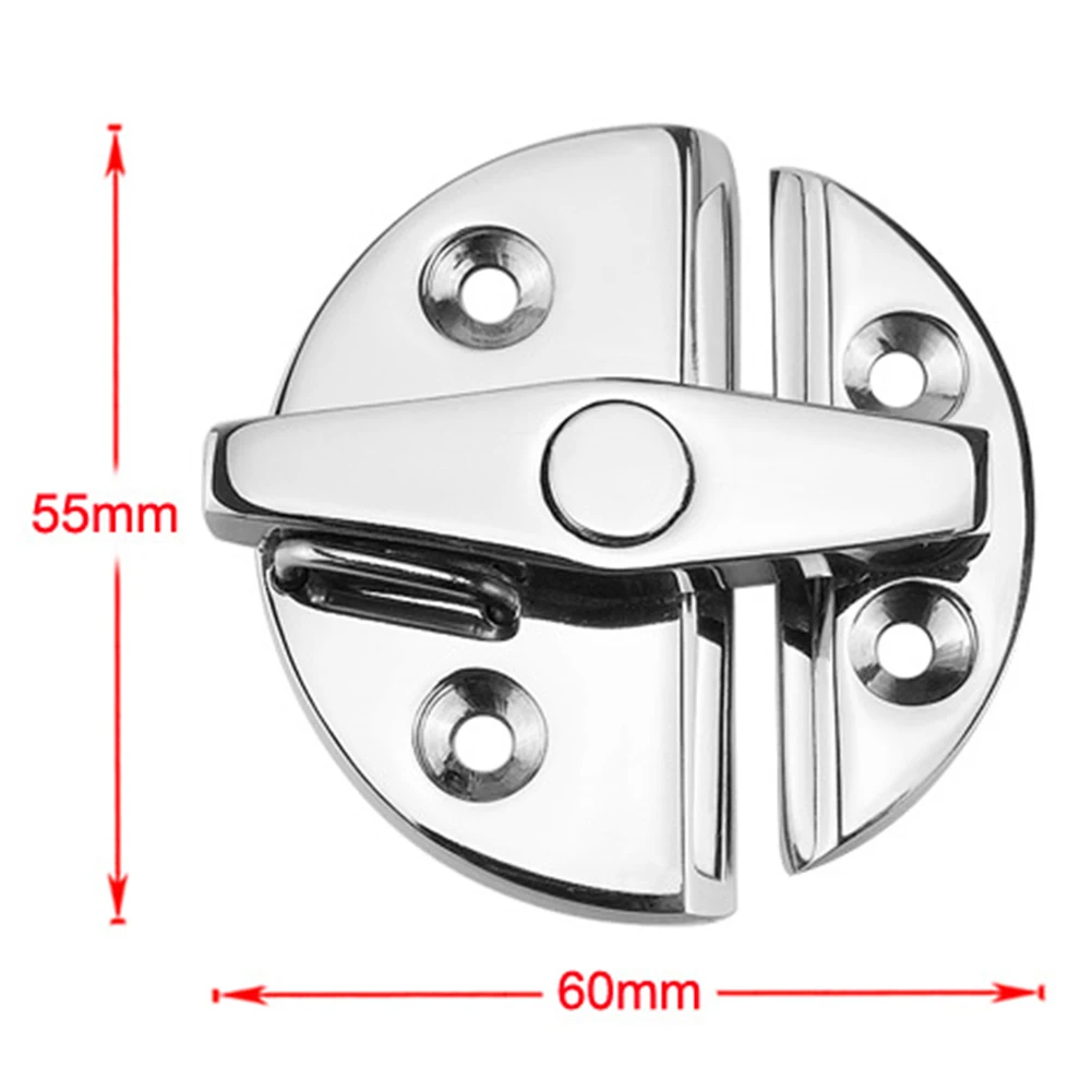 1 Stuk Boot Deur Vangst Klink 180 ° Marine Kast Slot 316 Rvs Ronde Vangst Klink Hardware Accessoires