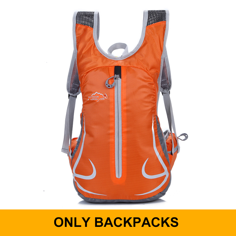 Travel backpack, ultra light ski rucksack, waterproof sports rucksack, suitable for cycling, hiking, hiking, camping, school run: orange