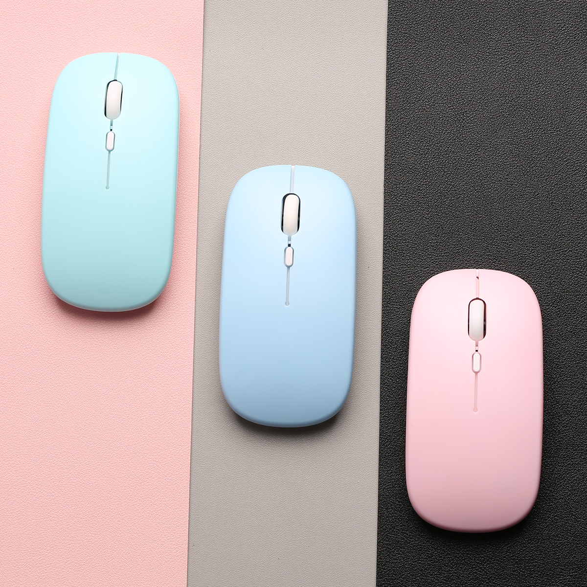 Bluetooth-muis voor laptop (BT 5.0) Computer Draadloze muis Draagbare pc-muis Bluetooth-compatibel met Mac MacBook Pro Air