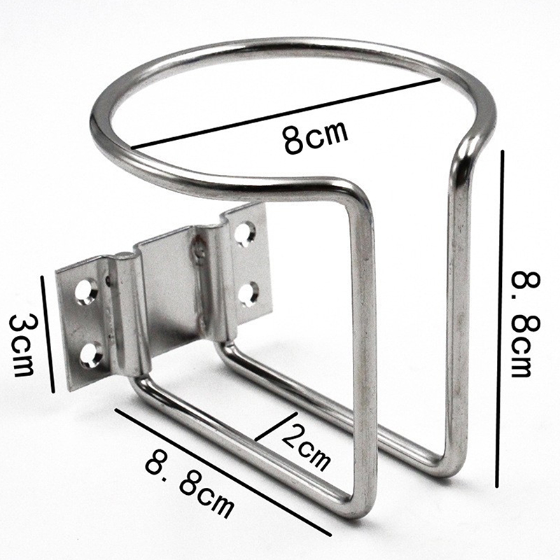 Roestvrijstalen Bootring Beker Drinkhouder Universele Drankhouders Voor Scheepsjachtwagen Rv Auto Aanhangwagen Hardware