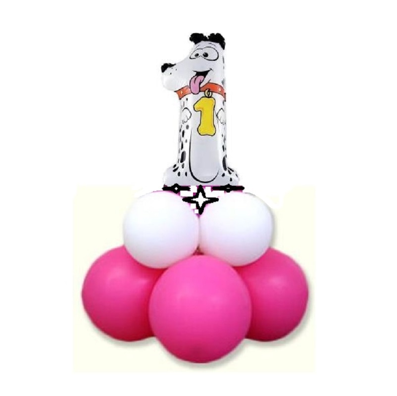 13 stk/sæt 16 tommer festballoner amnimal nummer folie tegneserie baby fødselsdag bryllup gør-det-selv søjle vej bly ballon layout dekoration