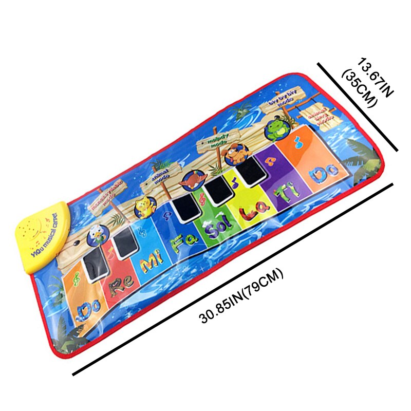 Muzikale Speelmat Met Animal Voice Baby Piano Spelen Tapijt Muziek Game Instrument Vroege Educatief Speelgoed Voor Kinderen: style 4