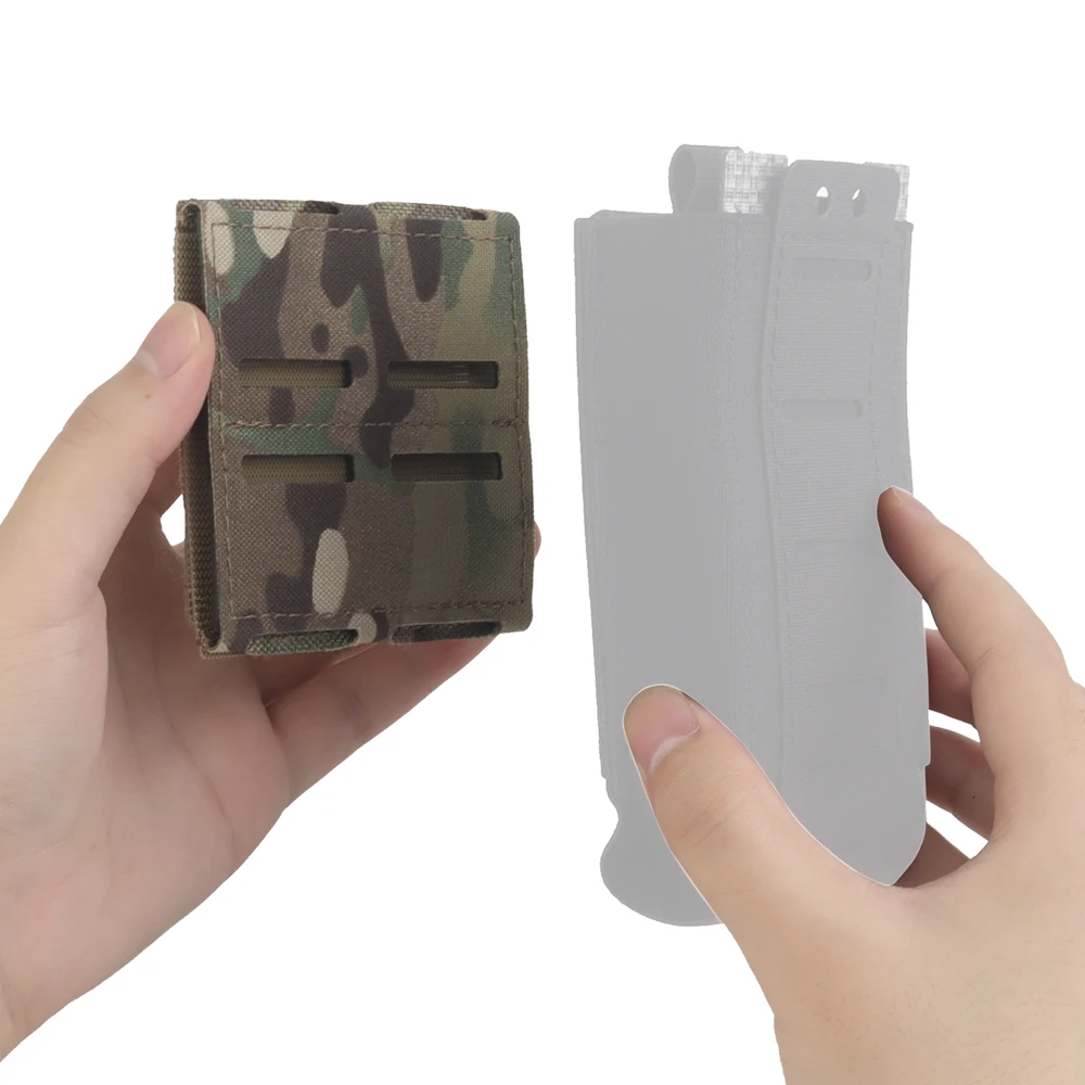 Magazine Pouch Knives Insert System Belt Molle Adapter Removable Molle Panels Double Rows Girdle Panel Molle Bag