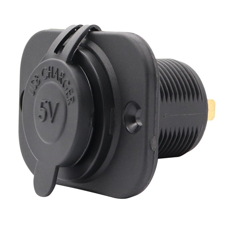 12V-24V Waterproof Car Doul USB Charger Socket 5V 4.8A LED Digital Display For Marine RV Boat Motorcycle Truck power adapter