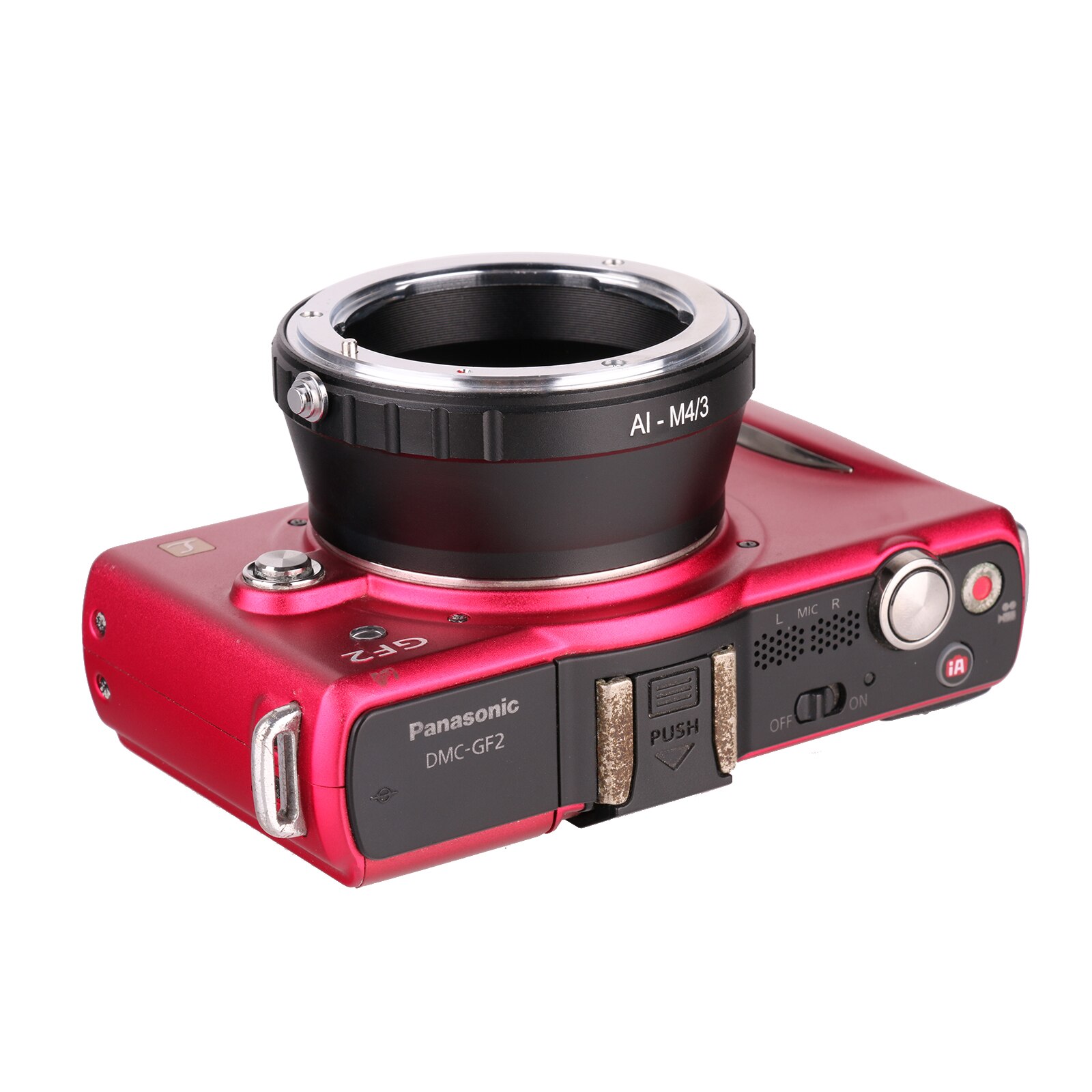 AI-M4/3 adaptador de lente de cámara anillo adaptador de montura para lente Nikon F AI AF a Micro 4/3 Olympus Panasonic