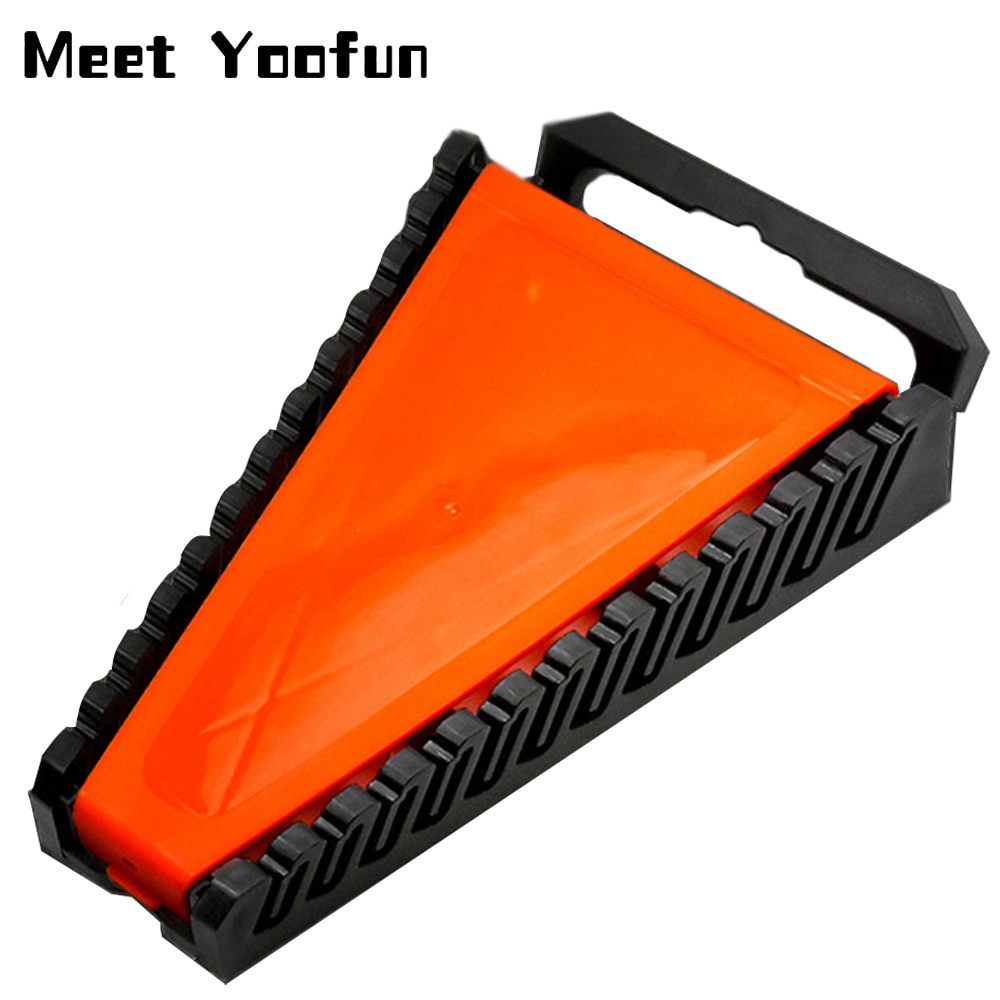 6/8/10 Slot Wrench Organizer Clip Holder Plastic Rack Spanner Storage Tool Organizer Garage Repair Bicycle/Car Hand Tools