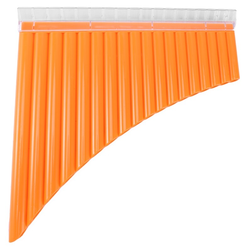 18 Tube Pan Flute - Alto C - ABS Plastic - With Carrying Case - For Beginners & Kids