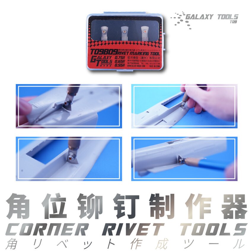 GALAXY tool angle/rivet maker marking tool and craft model with handles hobby construction aids