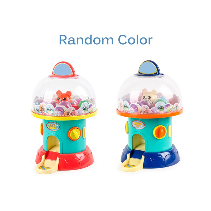 Funny Cute Cartoon Automatic Gashapon Machine Puzzle Lottery Machine Interactive House Claw Arcade Crane Game Catching Egg Toy: Default Title